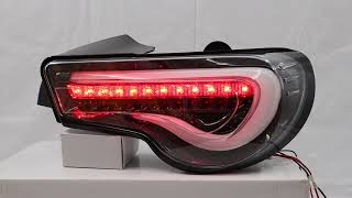 Tail Lights Valenti Sequential Signal RED FOR-2013-2020-Toyota 86 BRZ FRS LED