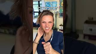 POV white women school nurse when your sick #funny #momlife