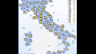 Previsioni meteo italia oggi 02/06/2014