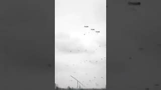 First of 41.000 Allied airborne troops land in the Netherlands WW2 #shorts