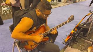 Winter NAMM 2024 - Anaheim, CA - Maxey Archtops Lark