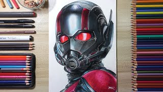 Drawing Ant-Man - Scott Lang | Fame Art