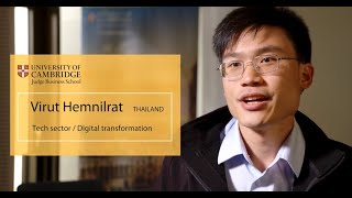 A tech sector career with an MBA from Cambridge - Virut Hemnilrat, Thailand