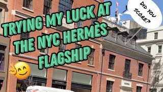 Trying My Luck at the NYC Hermes Flagship 🤞 | Did I score? 🤷‍♀️😜  | Shop with me