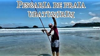 Pesca de praia em Ubatumirim Ubatuba SP #pampo #betara