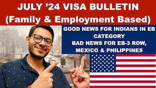 Good News For Indians! Bad News for ROW EB-3! #visabulletin #uscis