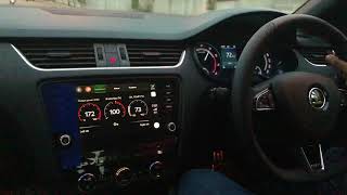 Skoda Octavia RS 230 MK3 5E.5 2018 - SKODA One App ( Power,Gas, Brake,Oil Temp Gauges)