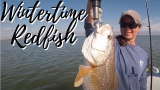 Wintertime fishing for perfect RED FISH