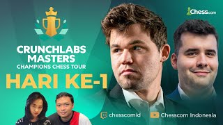 Magnus Lawan Ian, Alireza vs Caruana | CrunchLabs Masters 2024