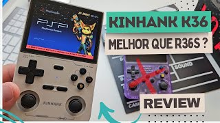 KINHANK K36 - Novo Console Portátil Que Promete SUPERAR o R36S - UNBOXING e REVIEW!