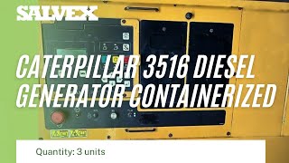 Virtual Product Inspection at Salvex - Caterpillar 3516 Diesel Generator Containerized