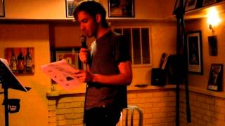 Sam Whalen Poetry Session Part 5 @ Church St Pub 08/28/12