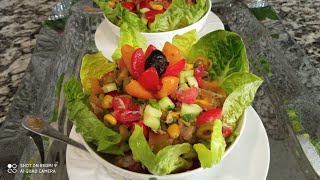 سلطة سريعة التحضير و رائعة 🥗