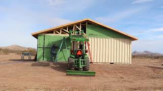 Shipping Container House Build - 9 - Finishing Up The Gable Ends