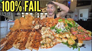 "EVERYONE FAILS" UNBEATABLE SEAFOOD CHALLENGE (BIGGEST SEAFOOD CHALLENGE EVER) | With Eating Sounds