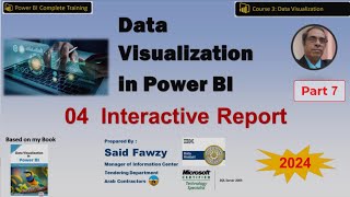 Data Visualisation in Power BI: 04 Interactive Report Part 7 (Arabic)