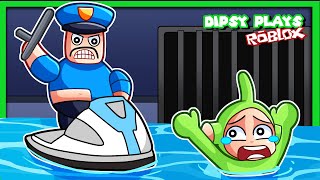 🌈 ESCAPE SCARY WATER BARRY [CREEPY OBBY] | Dipsy Plays Roblox Water Barry's Prison Run Obby