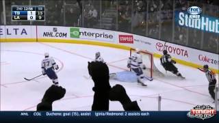 Anze Kopitar goal. Tampa Bay Lightning vs Los Angeles Kings 02/17/2015