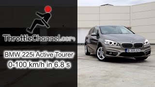 BMW 225i Active Tourer acceleration - ThrottleChannel.com