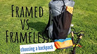 Framed vs frameless backpacks: What's the right backpack for you?