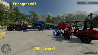 FS22 | I used the GOWEIL pack and a mixer to make TMR BALES! | ERLENGRAT #63 | Alpine Dairy Farm