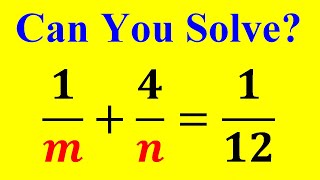 A Nice Algebra Equation | Math Olympiad Problem