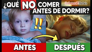 🍫😴 5 ALIMENTOS QUE PERJUDICAN el SUEÑO de los Niños ¡EVÍTALOS!