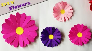 Eco Friendly Ganpati Background Decoration Flowers | Paper Flowers | DIY