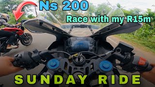 Sunday ride per Ns200 ke saath Hogaya race || Baripada to Devkund waterfall