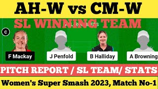 AH W vs CM W Dream11, AH W vs CM W Dream11 Prediction, AH W vs CM W Dream11 Team, Super Smash Cup