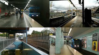 Many Metro Trains in Stockholm ! / Många Stockholms Tunnelbanetåg ! : C6, C14, C20, C30