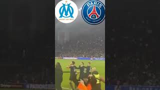 OM vs Psg Ramos Hakimi celebrating the goal against Marseille. #football #psg