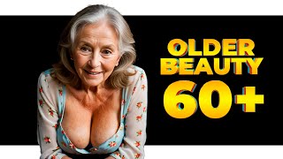 Choose Me 💛 Natural Older Woman Over 60 Attractively Dressed Classy and Beauty | Man's Dream