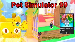 🥳 Pet Simulator 99 سويت اول ريبير و فتحت الباب السري