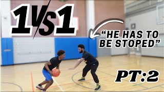 1v1 Against Ex College Basketball Player|He Cooked Me PT.2 (MUST WATCH)‼️#trending #basketball