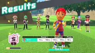 Switch Sports - Promoted to S Rank Winning Moment on Golf Online!