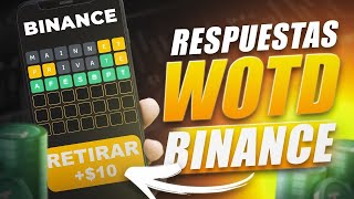 ✅ GANA USDT GRATIS EN BINANCE - NUEVO WORD OF THE DAY - RESPUESTAS