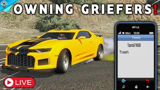 Owning salty griefers on GTA Online!