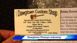 Dawgtown 68/69 Strat pickups...unboxing