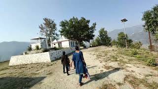 Scenic view from Madan Negi Temple ,Tehri मदन नेगी मंदिर, धार मंडल टिहरी गढ़वाल का मनोरम दृश्य।