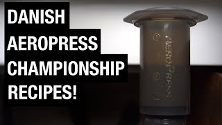 The Winning and My Losing Recipe From the Danish Aeropress Championship!