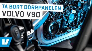 Hur du tar bort dörrpanelen på Volvo V90 16-