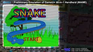 Preliminary MAME emulation of GameU+ 50-in-1 (No sound, some games broken)