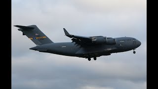 USAF C17 landing, YIP