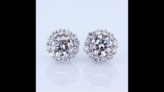 18KT WHITE GOLD 1.25CT DIAMOND EARRING JACKET