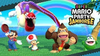 Super Mario Party Jamboree Party-Planner Trek Walkthrough HD - 1 Goomba Lagoon