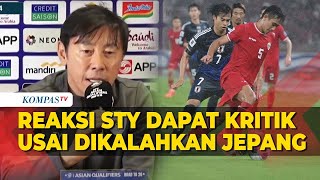 Reaksi Pelatih Shin Tae yong Dapat Kritikan usai Timnas Indonesia Dikalahkan Jepang 0 4 di GBK