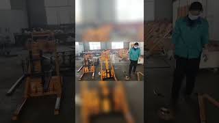 full electric mini forklift, mini pallet stacker