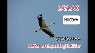 LAYLAK HIKOYASI | O'tkir Hoshimov     DAFTAR HOSHIYASIDAGI BITIKLAR