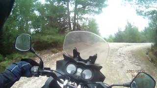 V-STROM εντουραδα on-off  RODOS-GREECE!